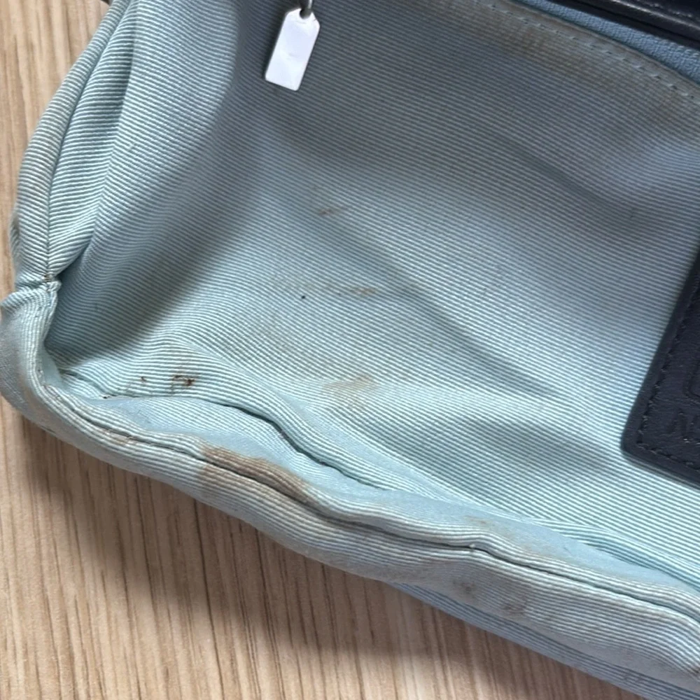 Coach‎ Black Leather clutch/hand bag